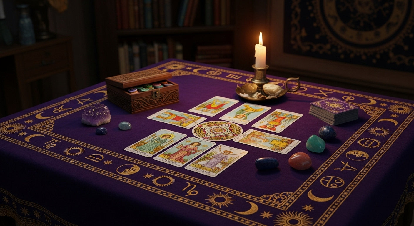 TAROT TABLECLOTH BOARD GAME